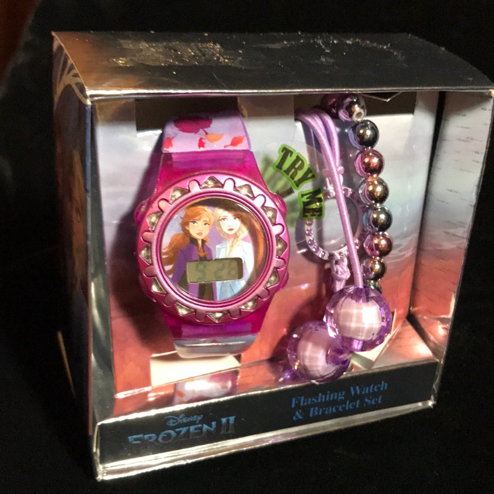 Frozen II Watch and Three Bracelet Set - NIB